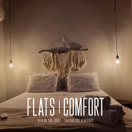 Novidade Flats Comfort Na Vila De Sao Jorge - Chapada Dos Veadeiros Hotel Luaran gambar