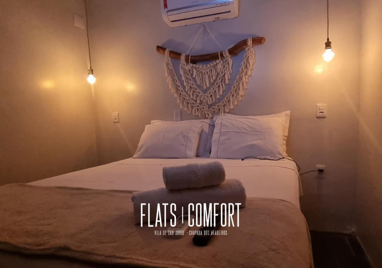 Novidade Flats Comfort Na Vila De Sao Jorge - Chapada Dos Veadeiros Hotel Luaran gambar