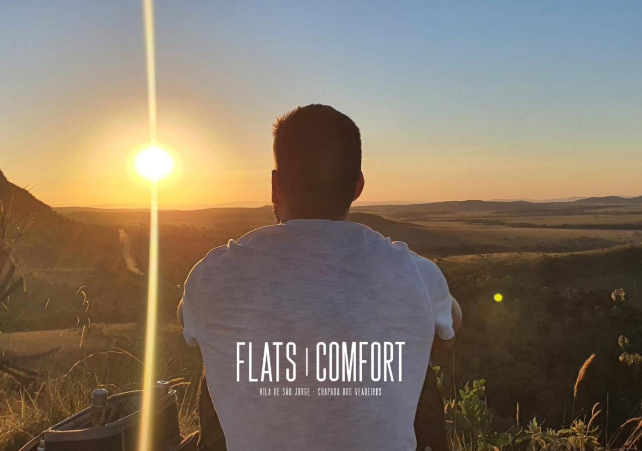 Novidade Flats Comfort Na Vila De Sao Jorge - Chapada Dos Veadeiros Hotel Luaran gambar