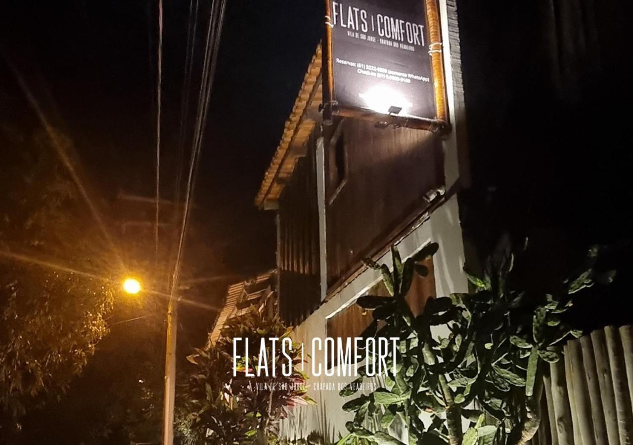 Novidade Flats Comfort Na Vila De Sao Jorge - Chapada Dos Veadeiros Hotel Luaran gambar