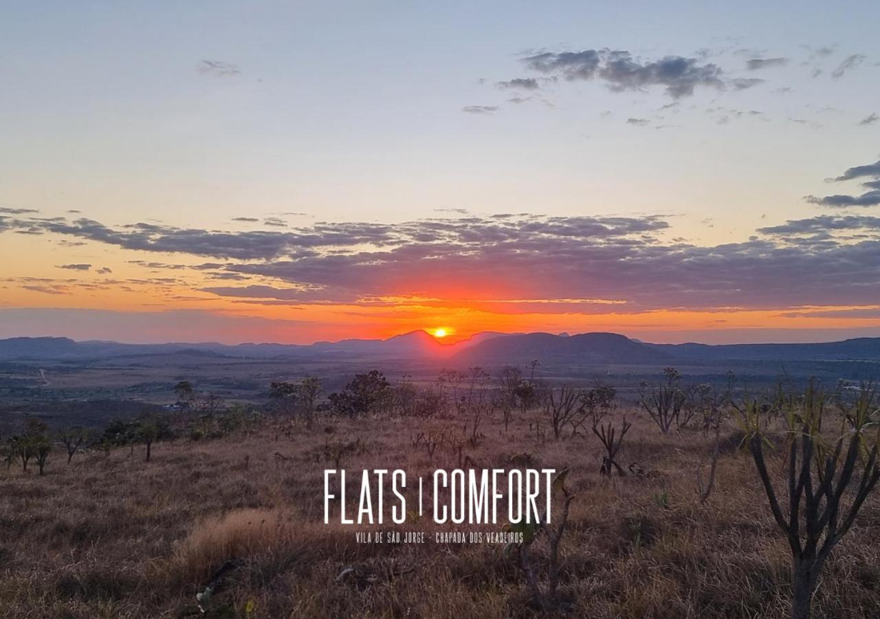 Novidade Flats Comfort Na Vila De Sao Jorge - Chapada Dos Veadeiros Hotel Luaran gambar