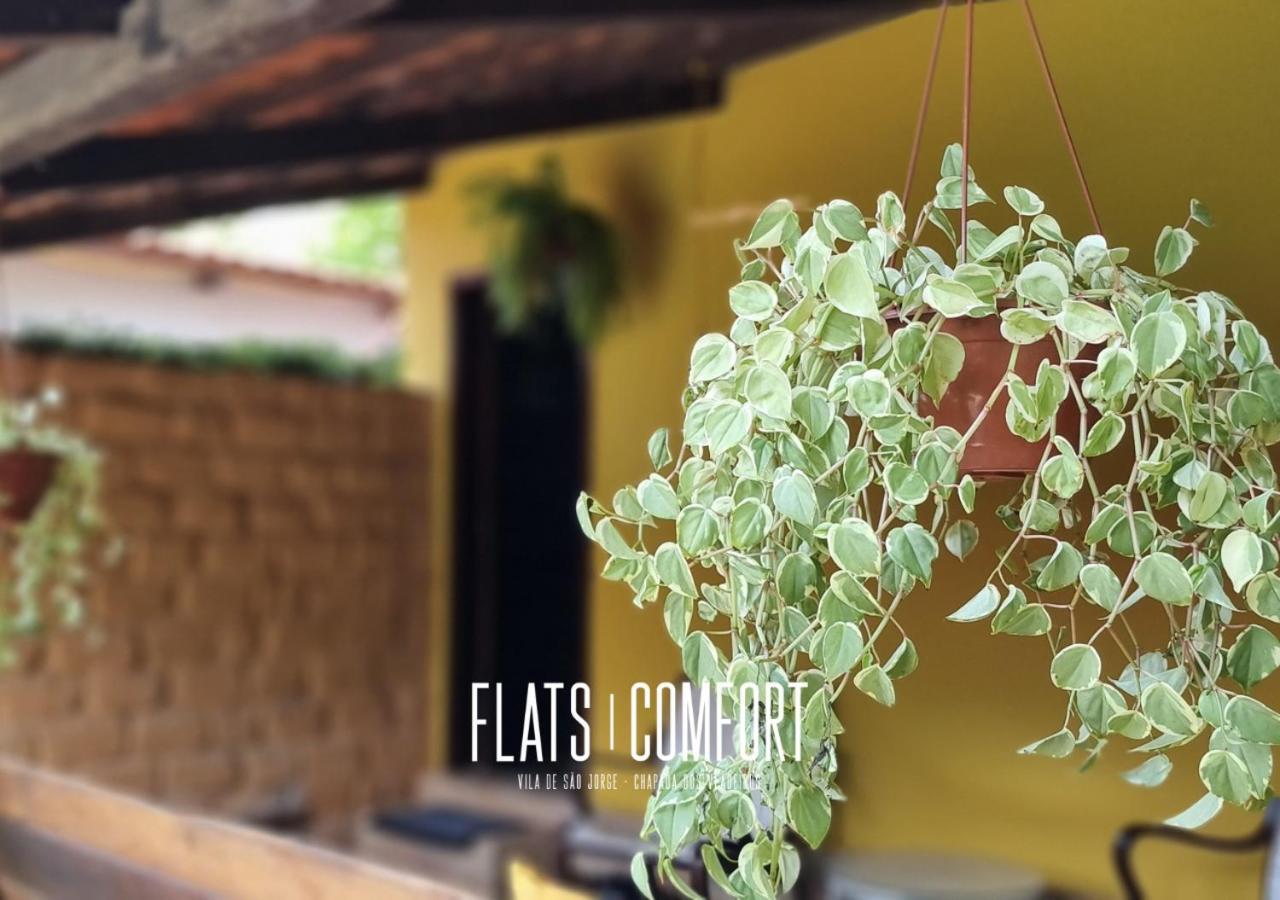 Novidade Flats Comfort Na Vila De Sao Jorge - Chapada Dos Veadeiros Hotel Luaran gambar