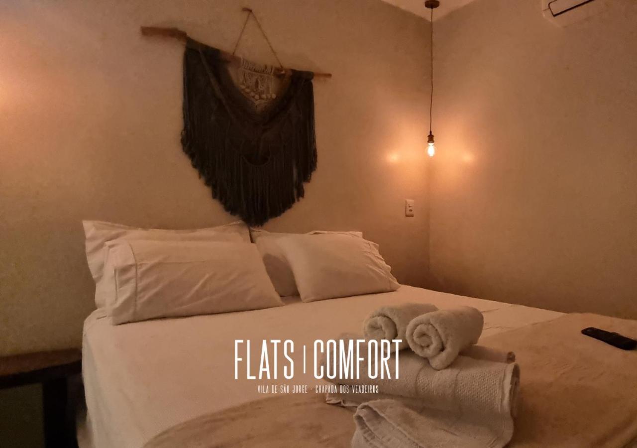 Novidade Flats Comfort Na Vila De Sao Jorge - Chapada Dos Veadeiros Hotel Luaran gambar