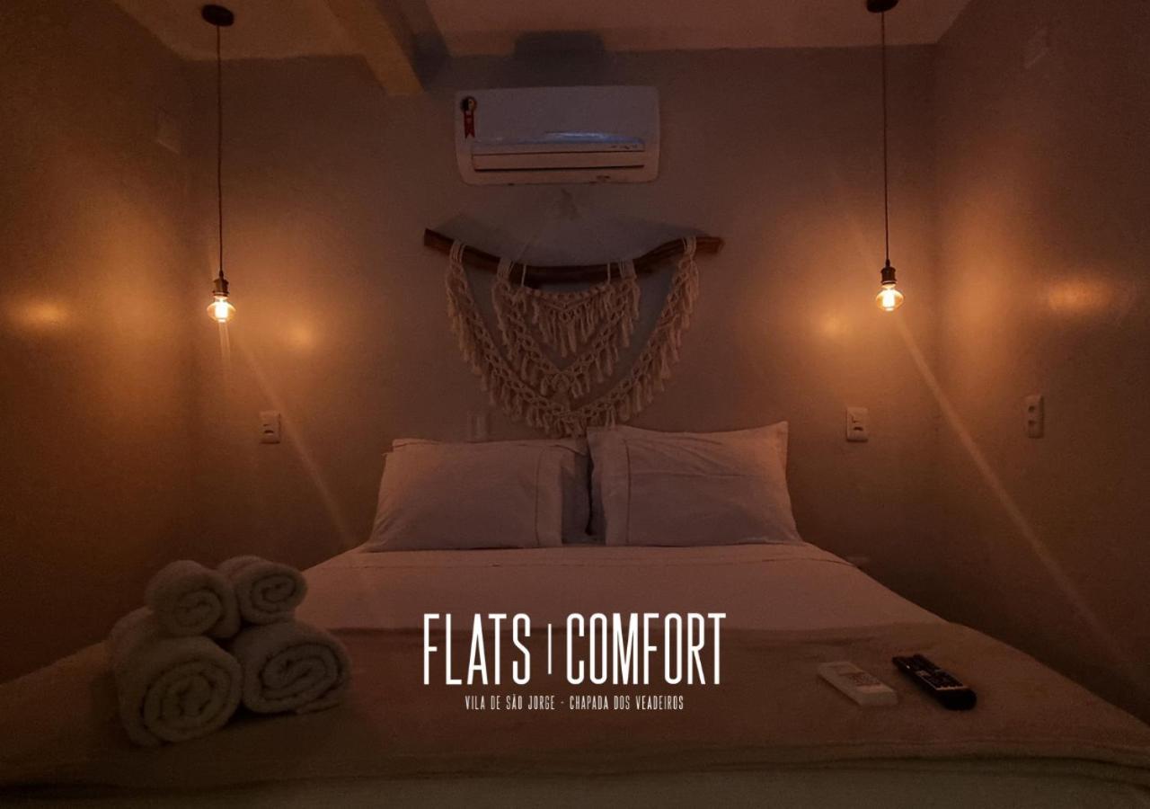 Novidade Flats Comfort Na Vila De Sao Jorge - Chapada Dos Veadeiros Hotel Luaran gambar
